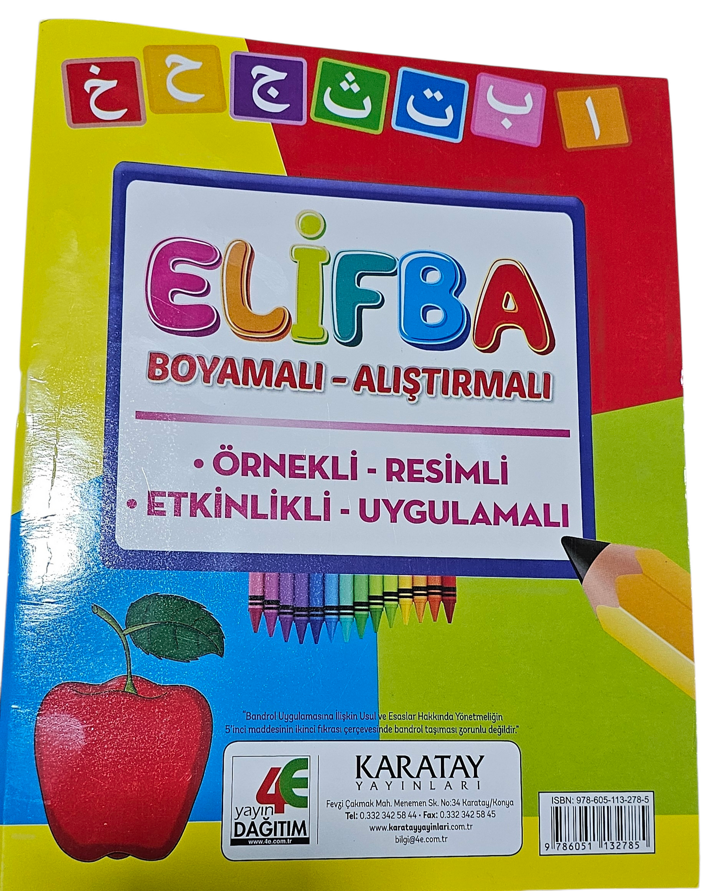 Elifba Boyamalı - Alıştırmalı
Karatay Çocuk