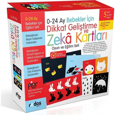 Piar Kids
Piar Kids / 0-24 Ay Bebekler Için Dikkat Geliştirme ve Zeka Kartları Oyun ve Eğitim Seti