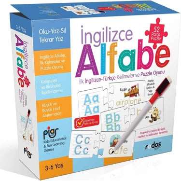 Piar Kids

Piar Kids / İngilizce Alfabe / İlk İngilizce-Türkçe Kelimeler ve Puzzle Oyunu / 52 Parça Puzzle / 3-6 Yaş

- / 3-6 Yaş