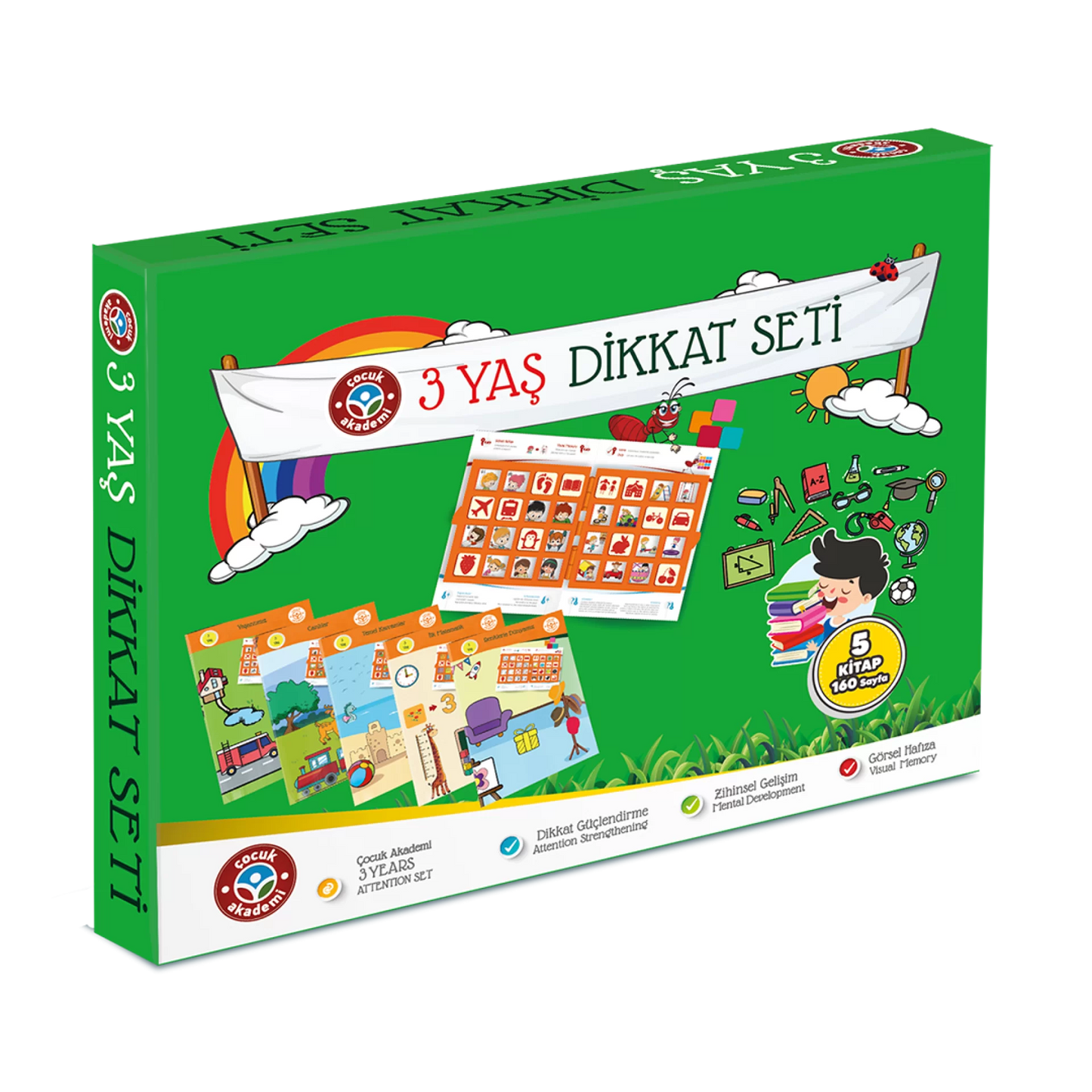 Çocuk Akademi 3 yaş dikkat seti