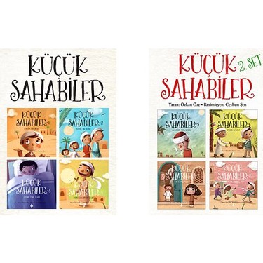 Uğurböceği Yayınları Küçük Sahabiler Seti 1-2 (8 Kitap)