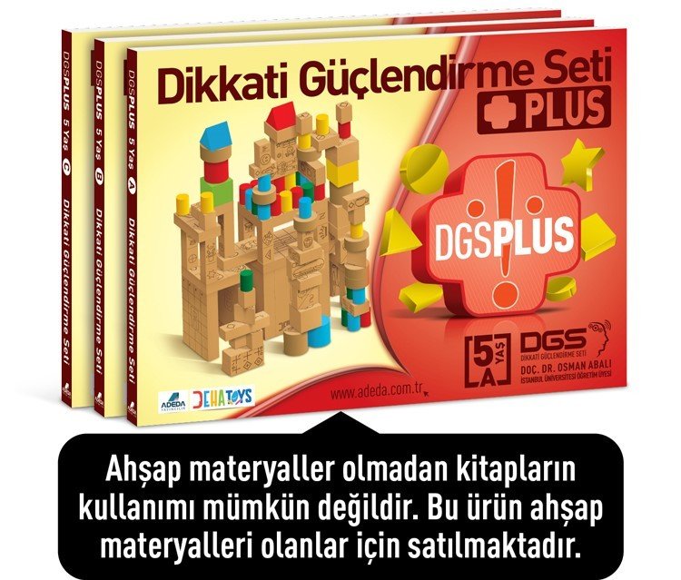 Dikkati Güçlendirme Seti Plus 5 Yaş Kitap