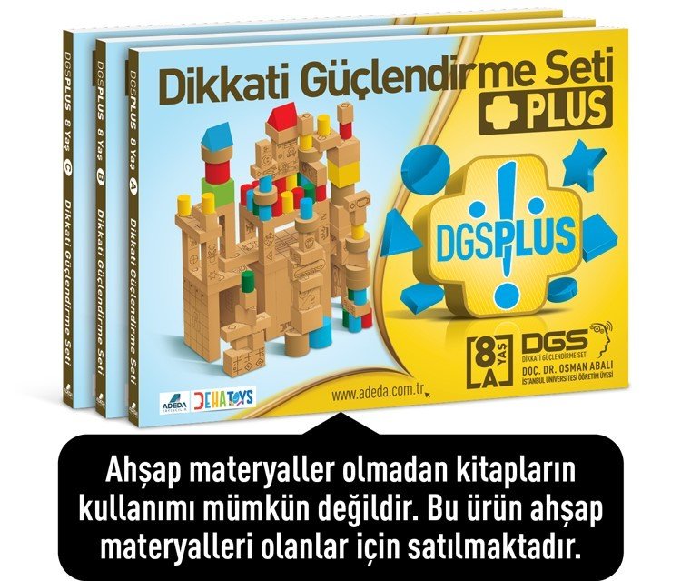Dikkati Güçlendirme Seti Plus 8 Yaş Kitap