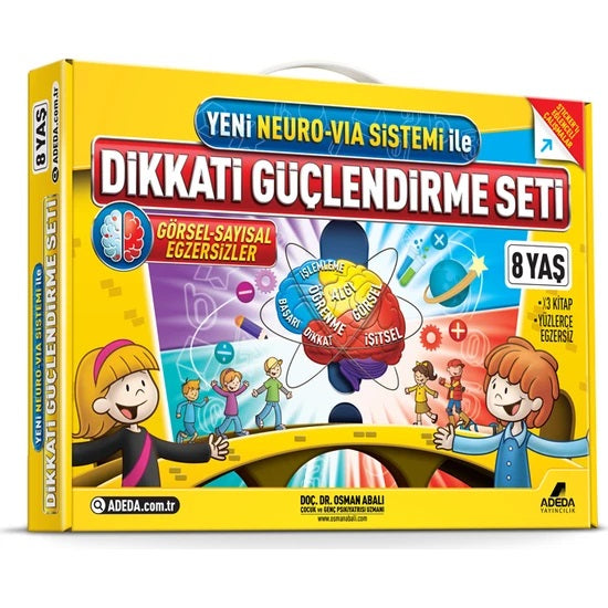 Dikkati Güçlendirme Seti – 8 yaş – Osman Abalı