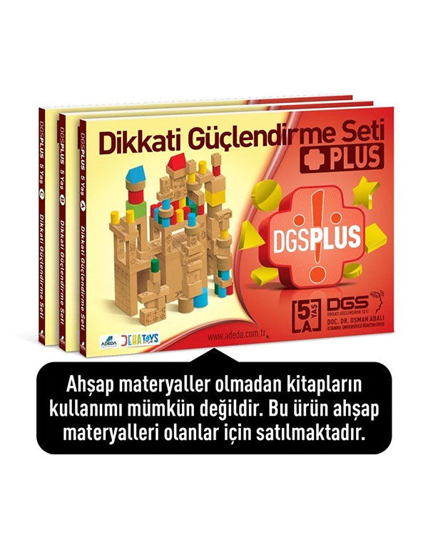 Dikkati Güçlendirme Seti Plus 5 Yaş Kitap