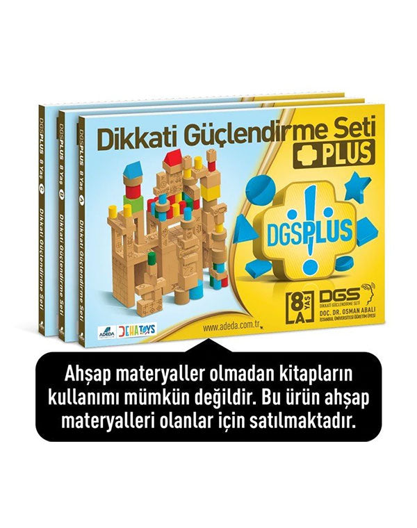 Dikkati Güçlendirme Seti Plus 8 Yaş Kitap