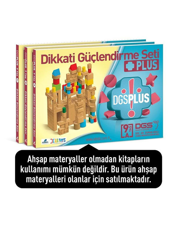 Dikkati Güçlendirme Seti Plus 9 Yaş Kitap