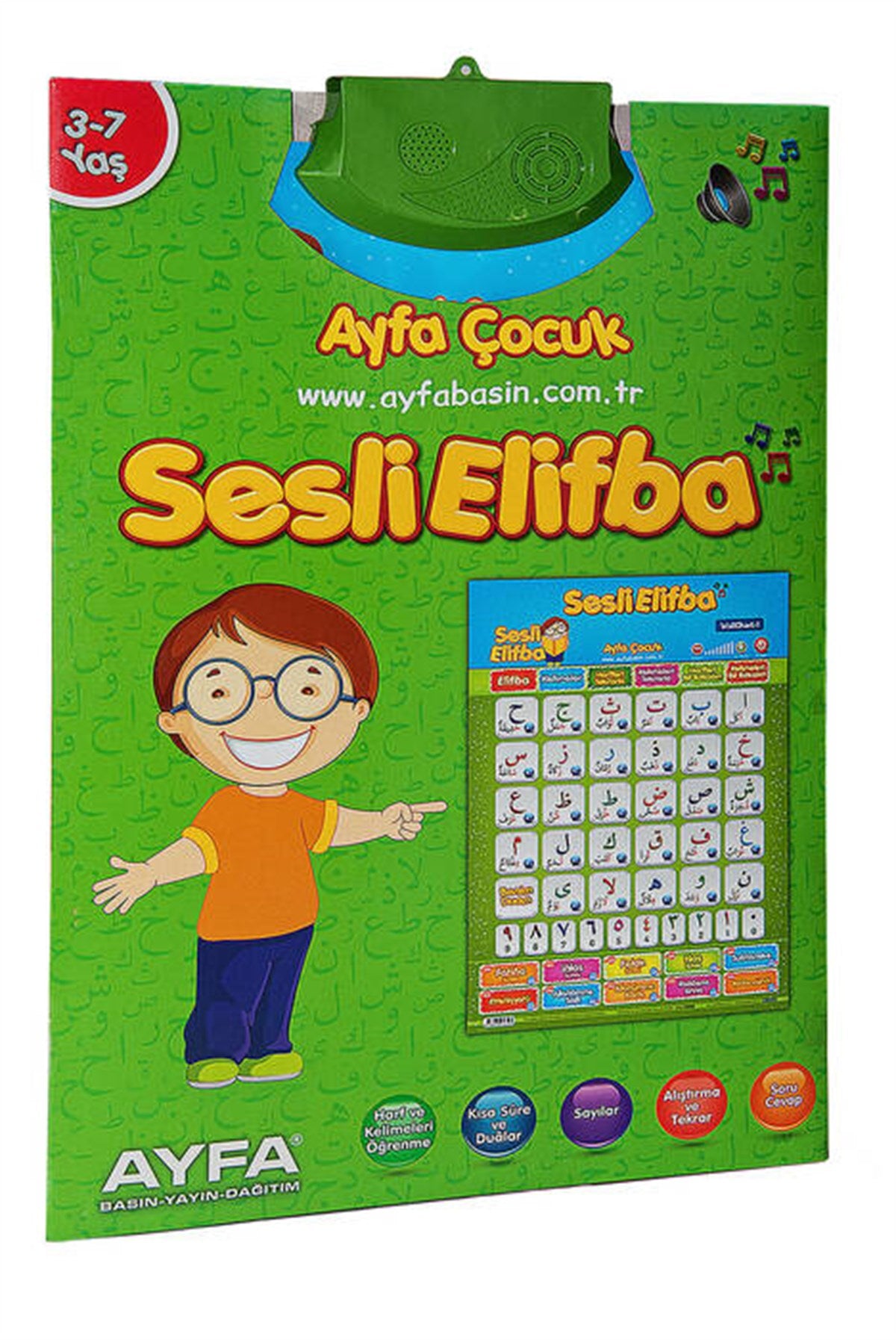 Audiobook, Arabic alphabet, (for over 3 years old) - Sesli Elifba