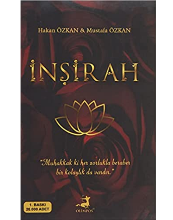 Insirah
Muhakkak ki her zorlukla beraber bir kolaylik da vardir.
Hakan Özkan,
Mustafa Özkan