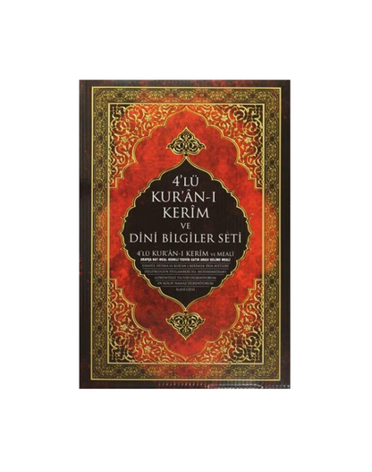 Quran and Religious  Information Set (4-Piece ) - 4'LÜ KURANI KERİM VE DİNİ BİLGİLER SETİ