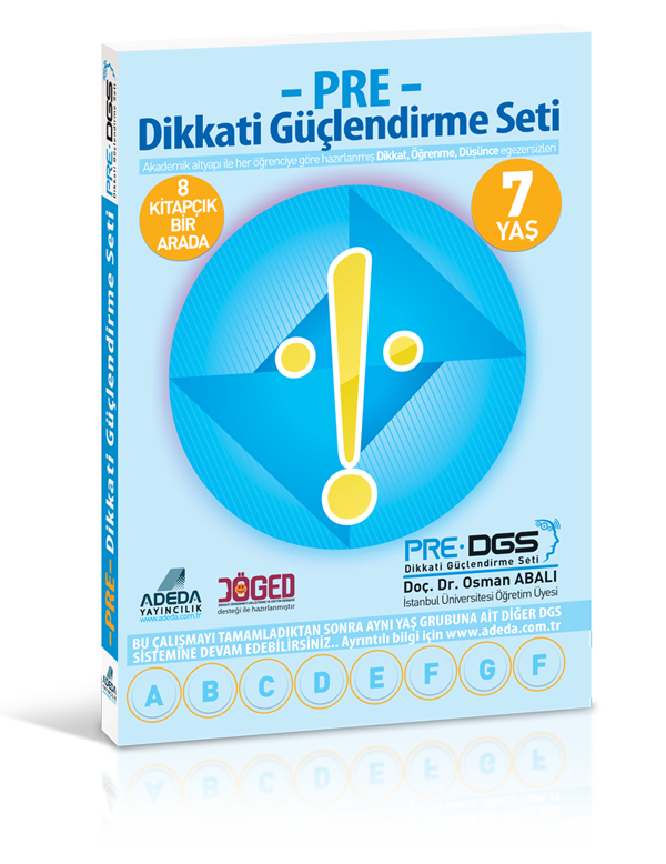 PRE Dikkati Güçlendirme Seti 7 Yaş Set