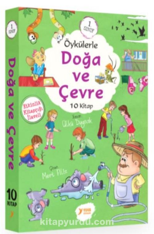 1st Grade Nature and Environment Series. (Set of 10 Books) - 1. Sınıf Doğa ve Çevre Serisi (10 Kitaplık Set)