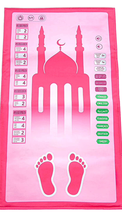 Akilli Seccade -7 Dilde Namaz ve Sureleri ögreten, sesli akilli seccade -