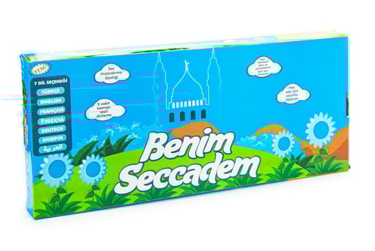 Akilli Seccadem - 7 Dilde Eğitici İnteraktif Seccade(MAVİ)