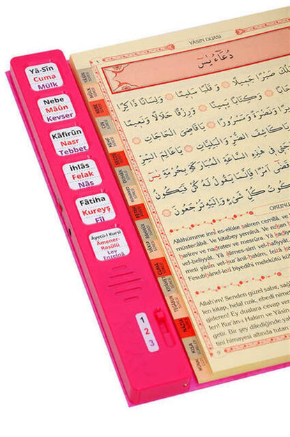 Sesli Yasini Şerif - Rahle Boy - 224 Sayfa - Pembe Renkli - Ayfa Yayınevi