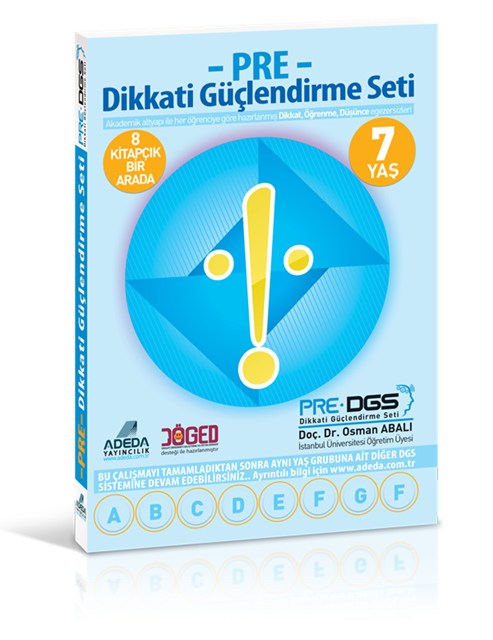 DİKKATİ GÜÇLENDİRME SETİ PRE 7 YAŞ