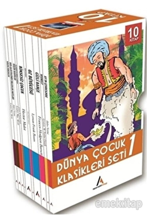 Dünya Çocuk Klasikleri 10 Kitap- Set-1 - (Book Sets)