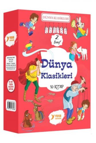 Yuva Yayınları 2. Sınıf Dünya Klasikleri Serisi (10 Kitaplık Set)