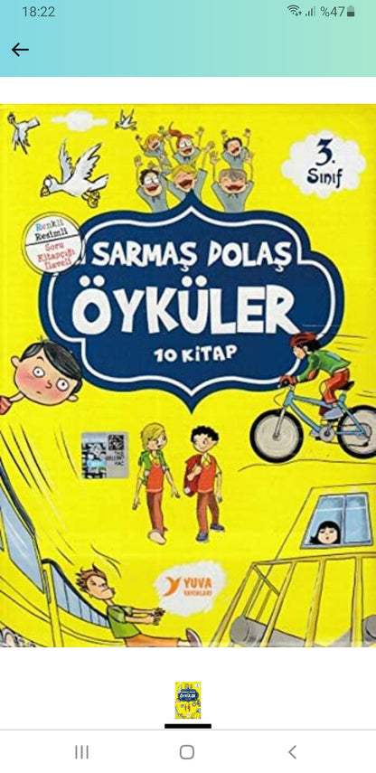 Sarmaş Dolaş Öyküler (10 Kitap Set) Yuva Yayınları