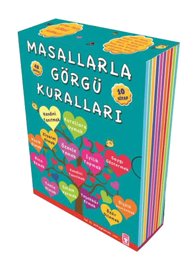 Masallarla Görgü Kuralları Set – (10 Kitap)