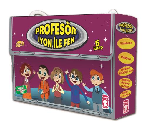 PROFESÖR İYON İLE FEN 1 SET - (5 KİTAP)